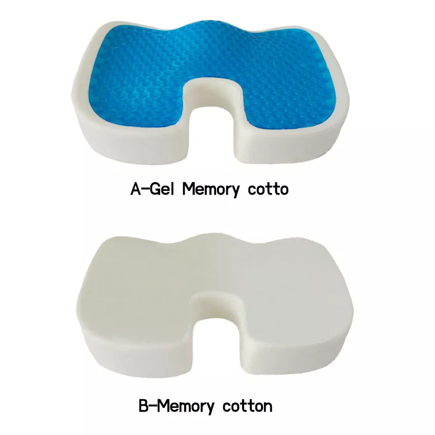 CozyCurve - Gel Memory Foam U-shaped Seat Cushion